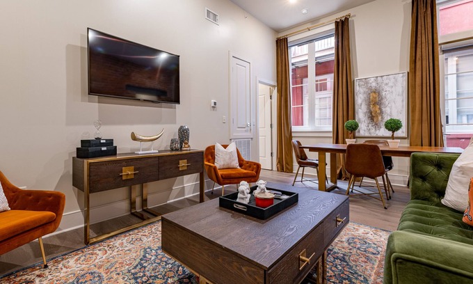 Central Business District Condo | 🧡HISTORIC! - Steps to it ALL! Stay in LUXURY with Your Own Private Terrace🧡| The Audubon