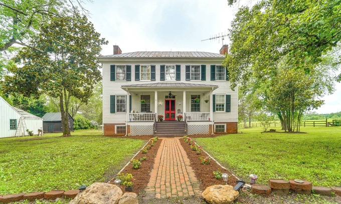 Ruckersville House | Historical 30-Acre Retreat in Virginia!