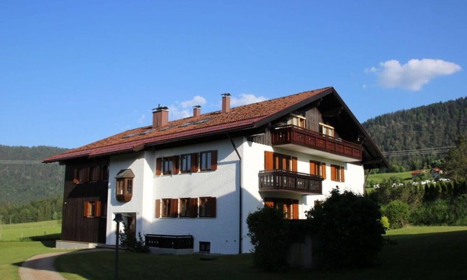 Steibis House | Hochgrat view in Steibis, Haus Akelei