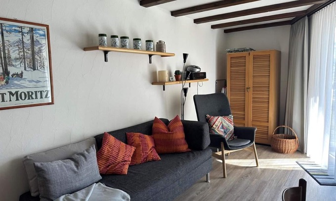 La Punt-Chamues-ch Apartment | Holiday apartment La Punt-Chamues-ch for 1 - 2 persons with 1 bedroom - Holiday apartment