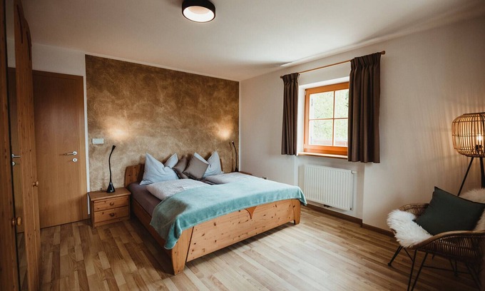 Foiana Apartment | Holiday Apartment 'Andreas - Gallhof' with Mountain View, Private Terrace and Shared Garden