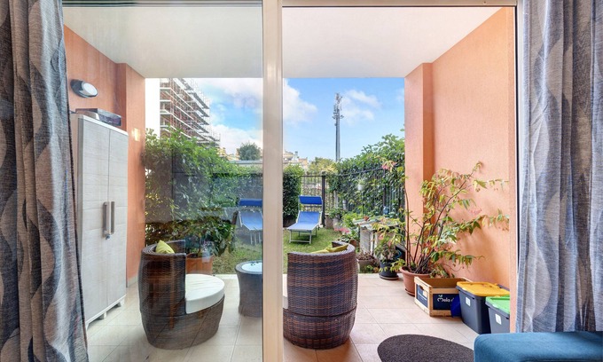 Loano Apartment | Holiday Apartment "Condomino Alba Chiara 6" with Garden
