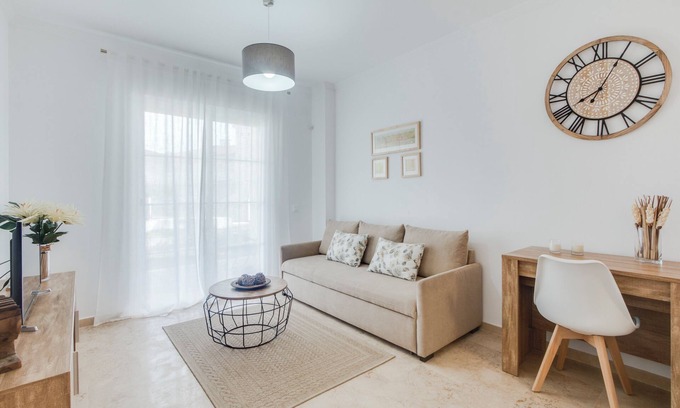 Manilva Apartment | Holiday Apartment Small Oasis Manilva with Shared Pool, Terrace & Wi-Fi