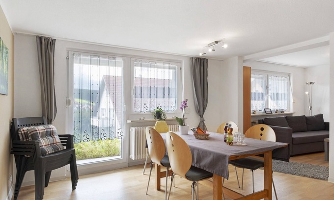 Schonach im Schwarzwald Apartment | Holiday Apartment 'Windradblick' with Private Terrace and Wi-Fi