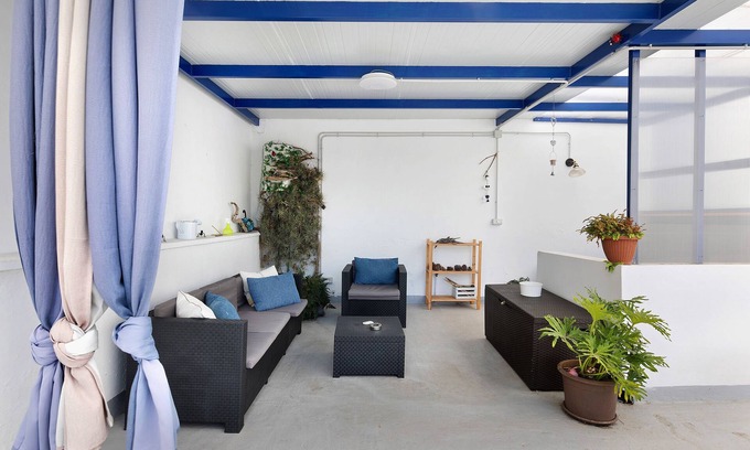Santa Cruz de la Palma House | Holiday Home 'Casa Índigo' with Sea View, Private Terrace and Wi-Fi