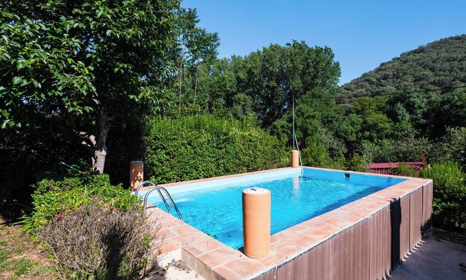 Cazalla De La Sierra House | Holiday Home 'Orilla Del Hueznar' with Mountain View, Private Pool and Private Terrace