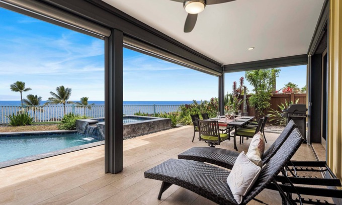 Keauhou House | Holua Kai #20: Tropical Ocean View Retreat at Holua Kai w/Private Pool/Spa & AC