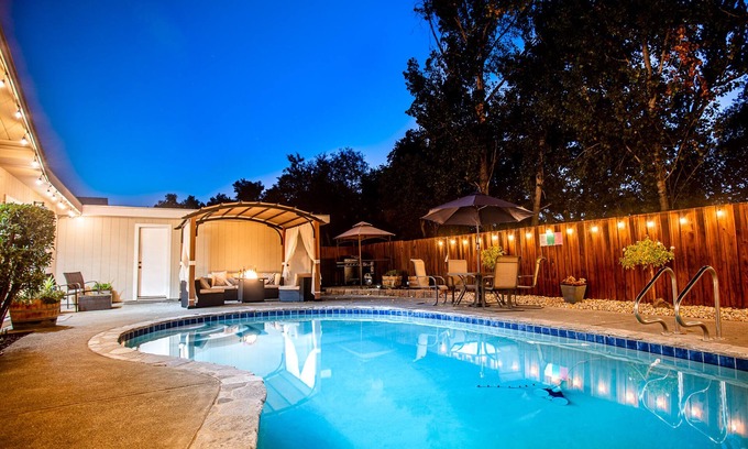 Santa Rosa House | Home near Calistoga w/heated pool & hot tub