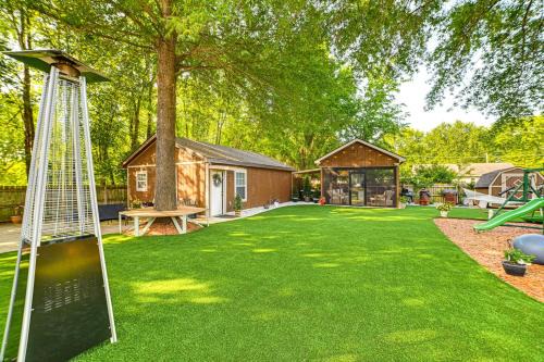 Clarksville House | Home with Hot Tub, Playset and Grills in Clarksville!