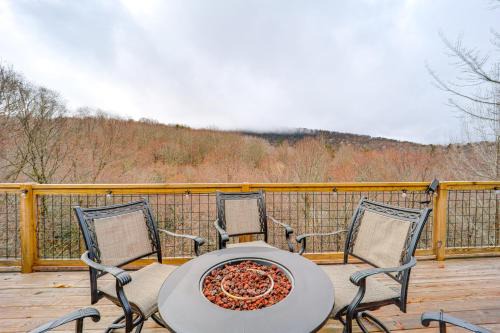 Charter Hills House | Home with Hot Tub and Views 2 Mi to Beech Mtn Ski