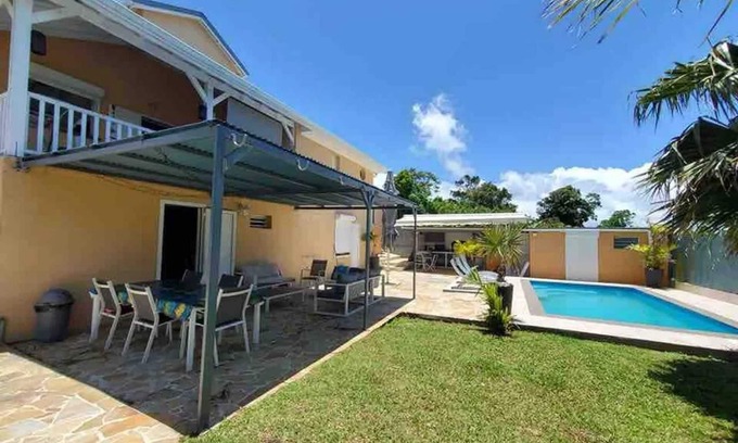 Gourbeyre House | Homerez - Gourbeyre apartment with shared pool