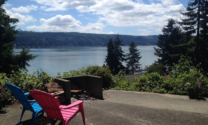 Belfair House | Hood Canal Beach House~What a View!