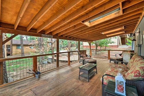 Munds Park House | Hot Tub and Patio Pet-Friendly Cabin in Munds Park!