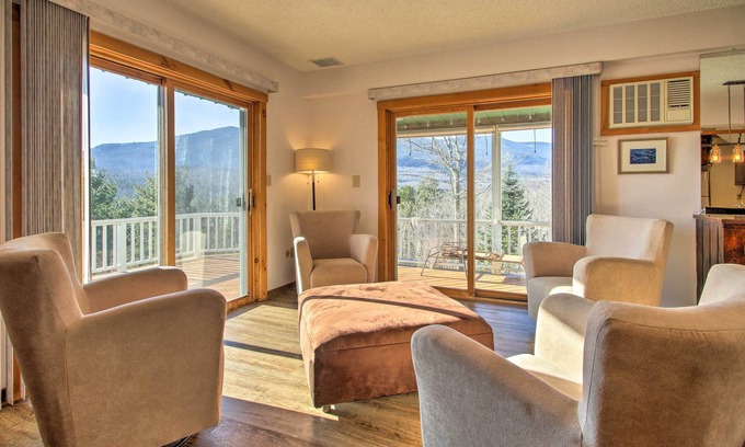Birch Hill Condo | Hot Tub & Moan Mtn Views: North Conway Townhouse