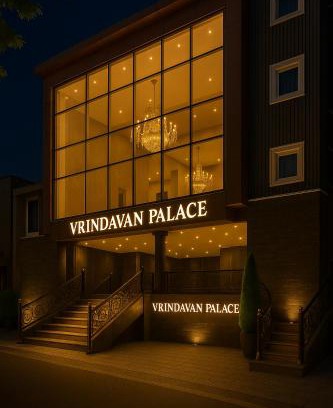 Vrindavan Hotel | Hotel Vrindavan Palace - A Luxury Stay with Parking near Prem Mandir City Center # By Om#