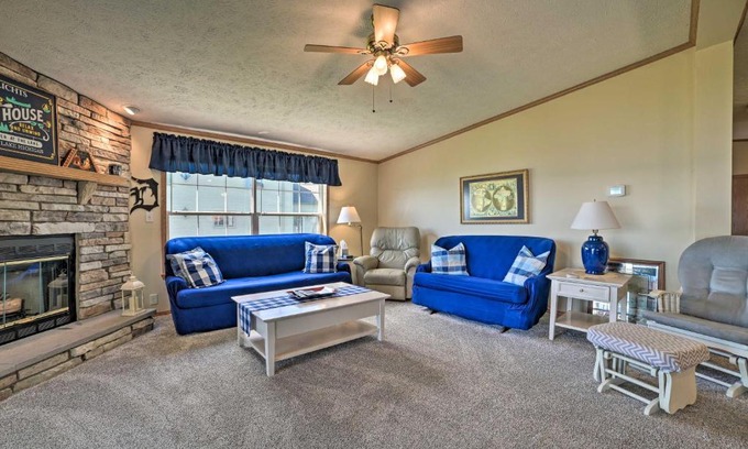 Houghton Lake House | Houghton Lake House with Fire Pit - 2 Mi to Trails!