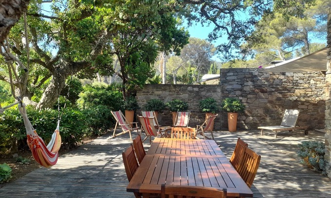 Cap Benat House | House classified 3 * - 5/6pers. - Gaou Bénat - terrace and garden near 2 beaches