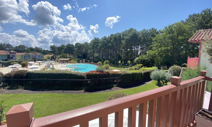 Lacanau-Ocean House | House in a wonderful place with pool view, next to pine forest