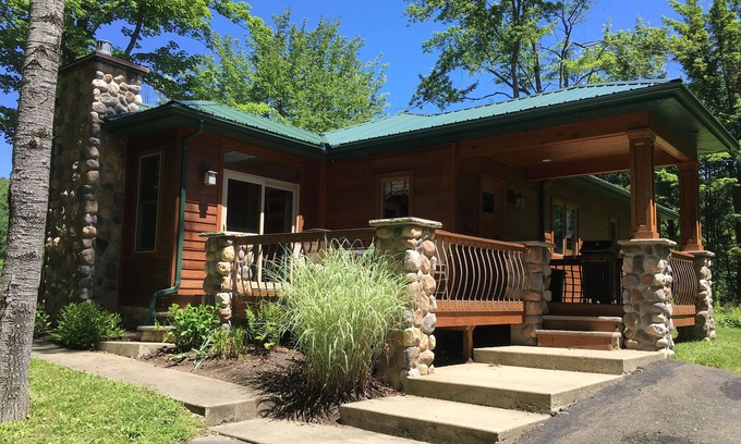 Great Valley House | House in Ellicottville near Slopes. 30 acres overlooking pond. Summertime too!