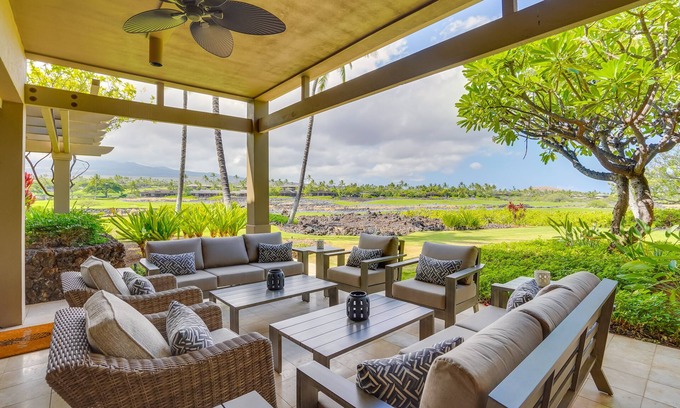 Kaupulehu Apartment | Hualalai Condo: Walk to Beach and Resort Amenities