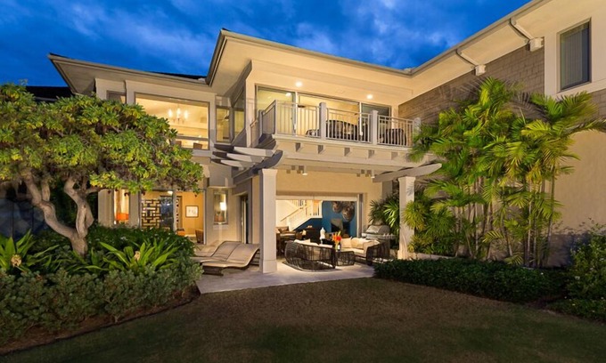 Kaupulehu Villa | Hualalai Palm Villa 140B ~ Ocean Views ~ along the15th Fairway