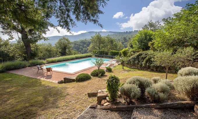 Bivio Lugnano Villa | Huge Saline Heated Pool, Amazing views, WI-FI, 4bed+4 bath, IT054013C274020111