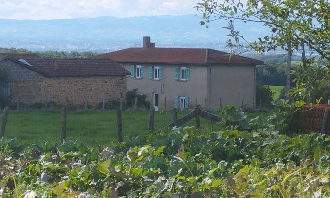 Coutouvre Other | Hydrangea farmhouse with views of the surrounding hills