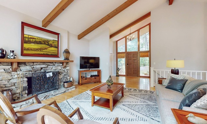 Hendersonville House | Idyllic Mountain Escape | Grill, Outdoor Lounge | 4 Mins to Flat Rock Village