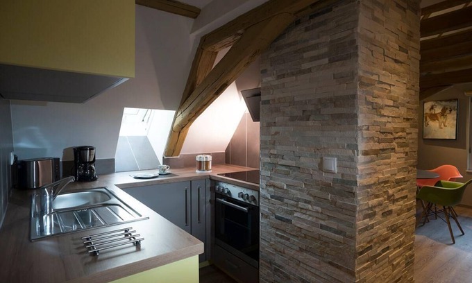Marktheidenfeld Apartment | In der RAEUCHERKAMMER, die Superior Suite über den Dächern der Altstadt