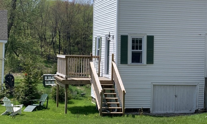 Kennebunk House | In town private 1 bedroom Barndominium. A remodeled section of our 1849 barn!