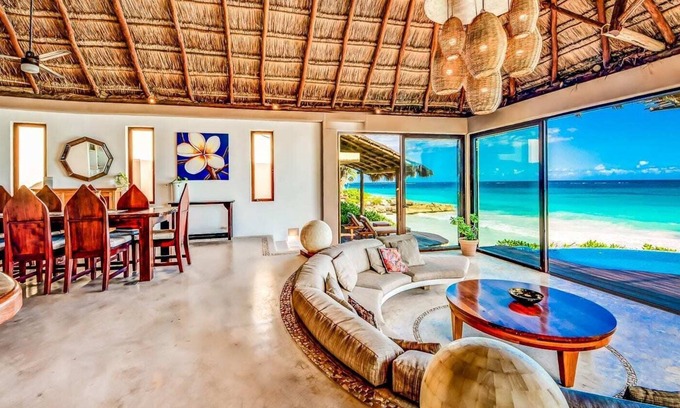 Tulum Villa | Incredible Beachfront Villa in Tulum - 10 People