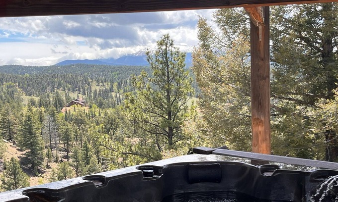 Florissant Cabin | Incredible Cozy Cabin on 40 acres of remote forest w Private Hot Tub