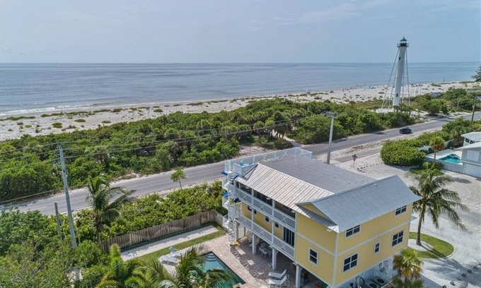 Boca Grande House | Incredible Gulf View Pool Home - Sleeps 14 - Close to Village of Boca Grande!