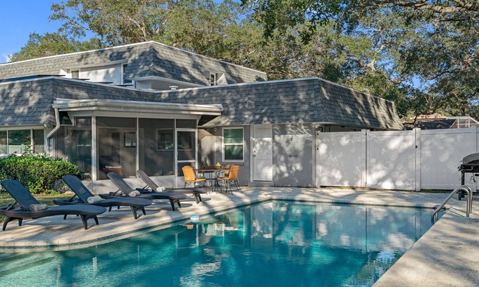 Clearwater House | Incredible Heated & Salt Water Pool Home w/Many Amenities by Emperor Rentals