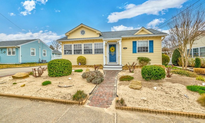 North Cape May House | Incredibly Charming Home One Short Block from Bay Beach & Spectacular Sunsets.