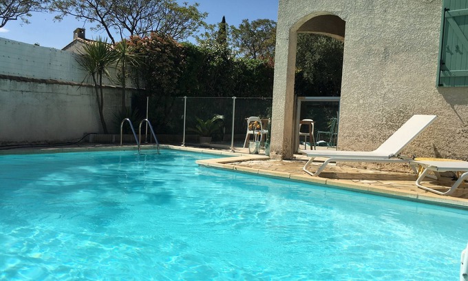 Perols House | Independent villa of 140 m2 on ground of 400m2 with swimming pool near sea