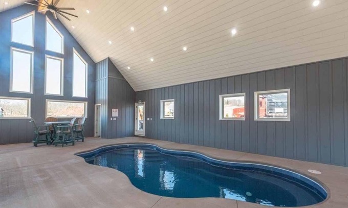 Waterfront Greens House | Indoor pool with 2 Hot Tubs! Lakefront living at the finest!!!