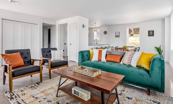 Kerhonkson House | Industrial chic home walkable to Mill & Main and rail trail