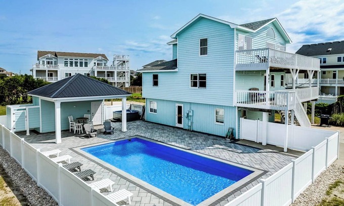 Ocean Sands House | Inigo's Retreat | 200 ft from the beach | Dog Friendly, Private Pool, Hot Tub | Corolla