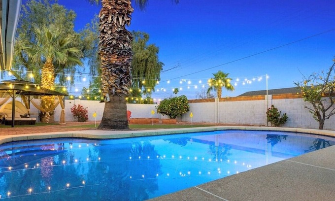 Village Grove House | Introducing the Granite Reef Oasis: Your Retreat w/Pool, Golf, BBQ and Firepit!