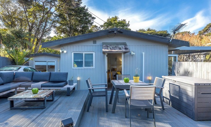 Ostend House | Island Sanctuary - Waiheke Holiday Home