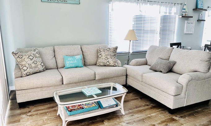 Sea Trail Condo | It's a beautiful time to visit! Golf course, 3rd floor, elevator, pet friendly!
