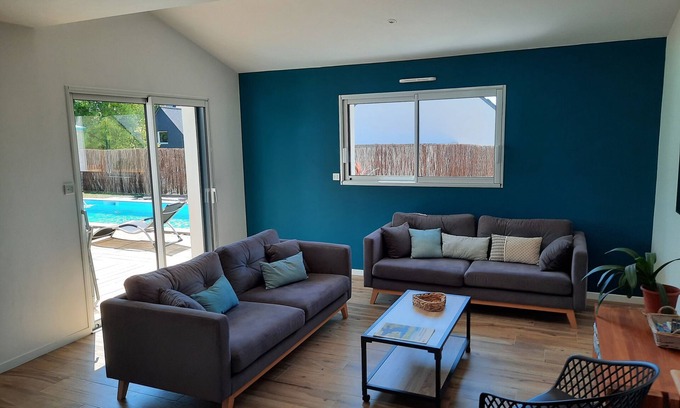 Le Hezo House | Jolie Maison Familiale Située Dans le Golfe du Morbihan