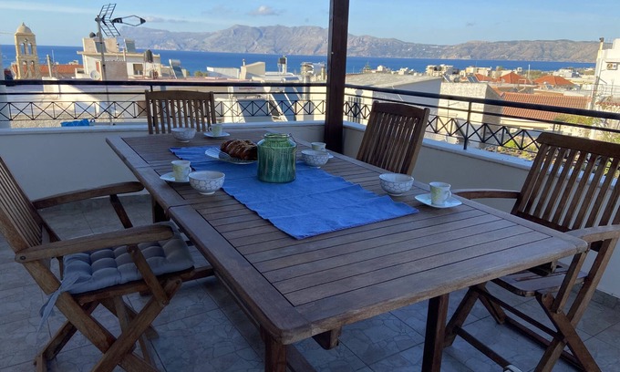 Kissamos Apartment | Kaloudis Apartment 2 bedrooms up to 6 people
