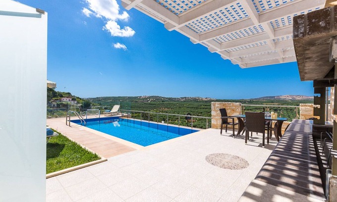 Achlades Villa | Kampos Villa II, Nature Living with Heated Pool