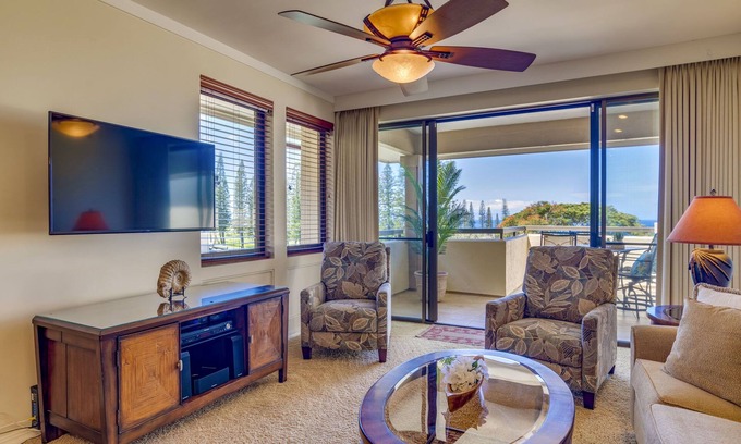 Kapalua Condo | Kapalua Extraordinaire with Glorious Ocean Views!