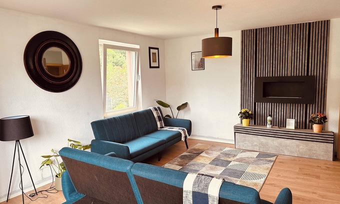 Gerolstein Apartment | "Karlsson" vacation apartment - modern and central in Gerolstein with a large garden