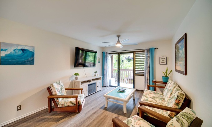 Nawiliwili Condo | Kauai Vacation Rental: Walk to Kalapaki Beach!