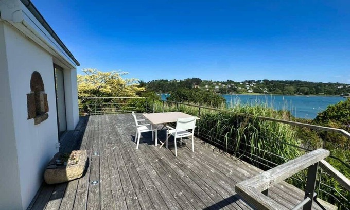 Plougasnou House | Ker Agak House panoramic sea view Diben port