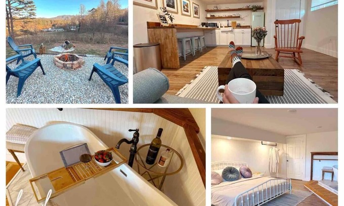 Bryson City Apartment | King Apt Suite w/Soaker Tub & Mountain Views